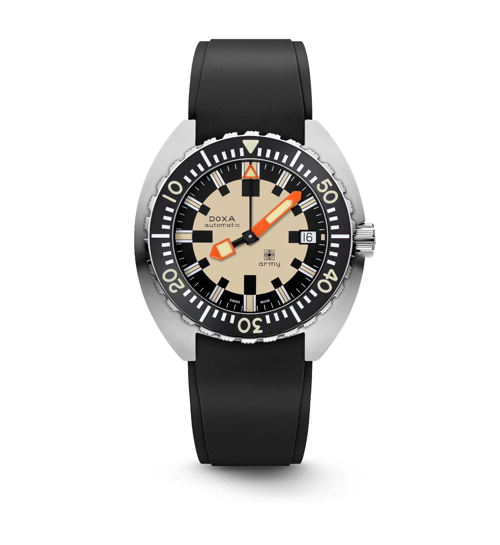 DOXA Army, Lunetta in acciaio