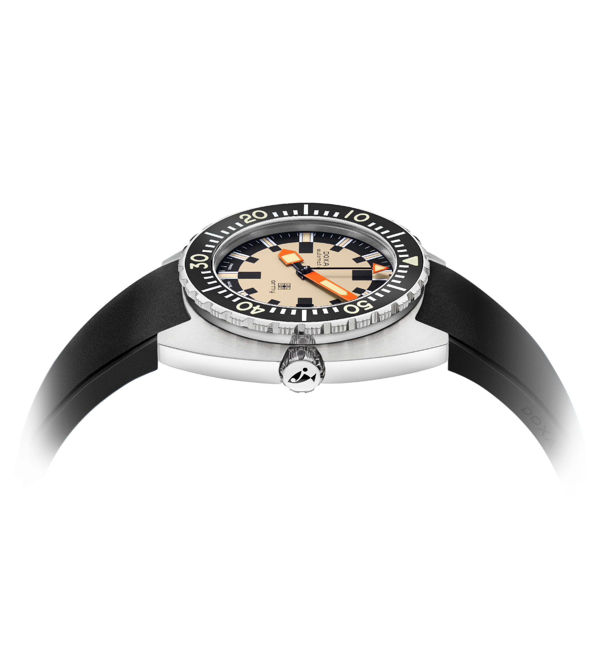 DOXA Army, Lunetta in acciaio