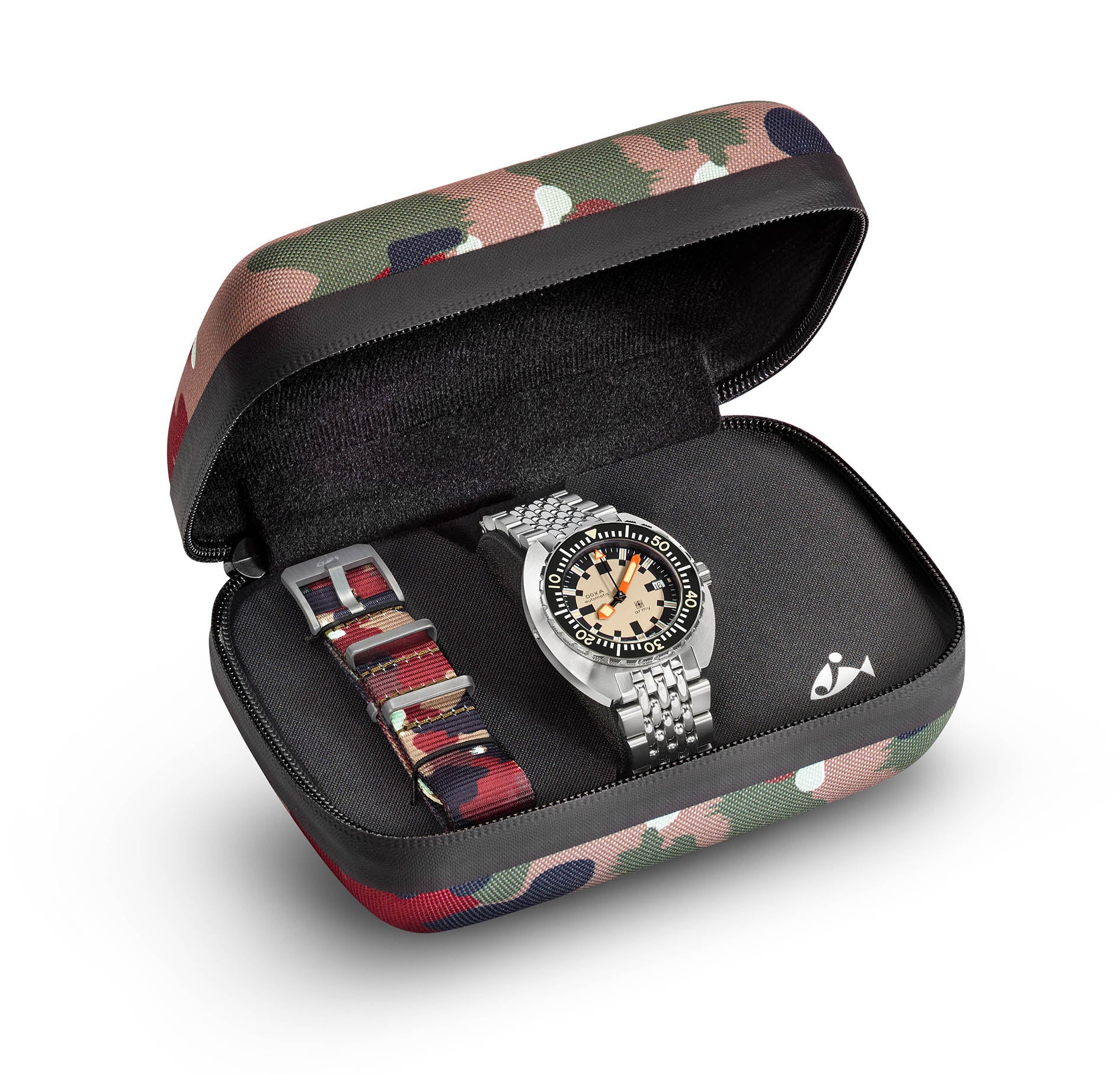DOXA Army, Lunetta in acciaio