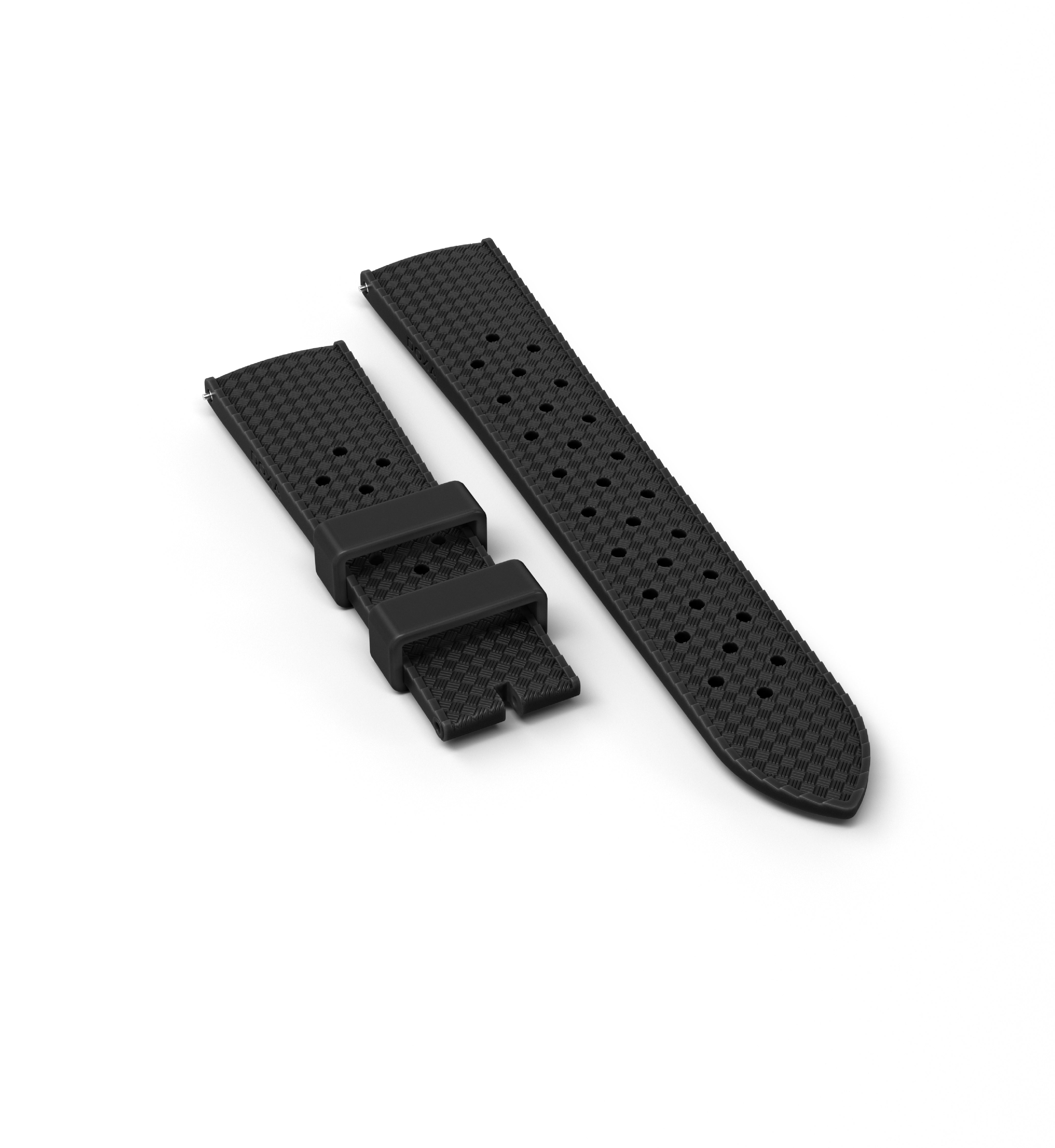 Dive Flex Armband aus Kautschuk, Schwarz
