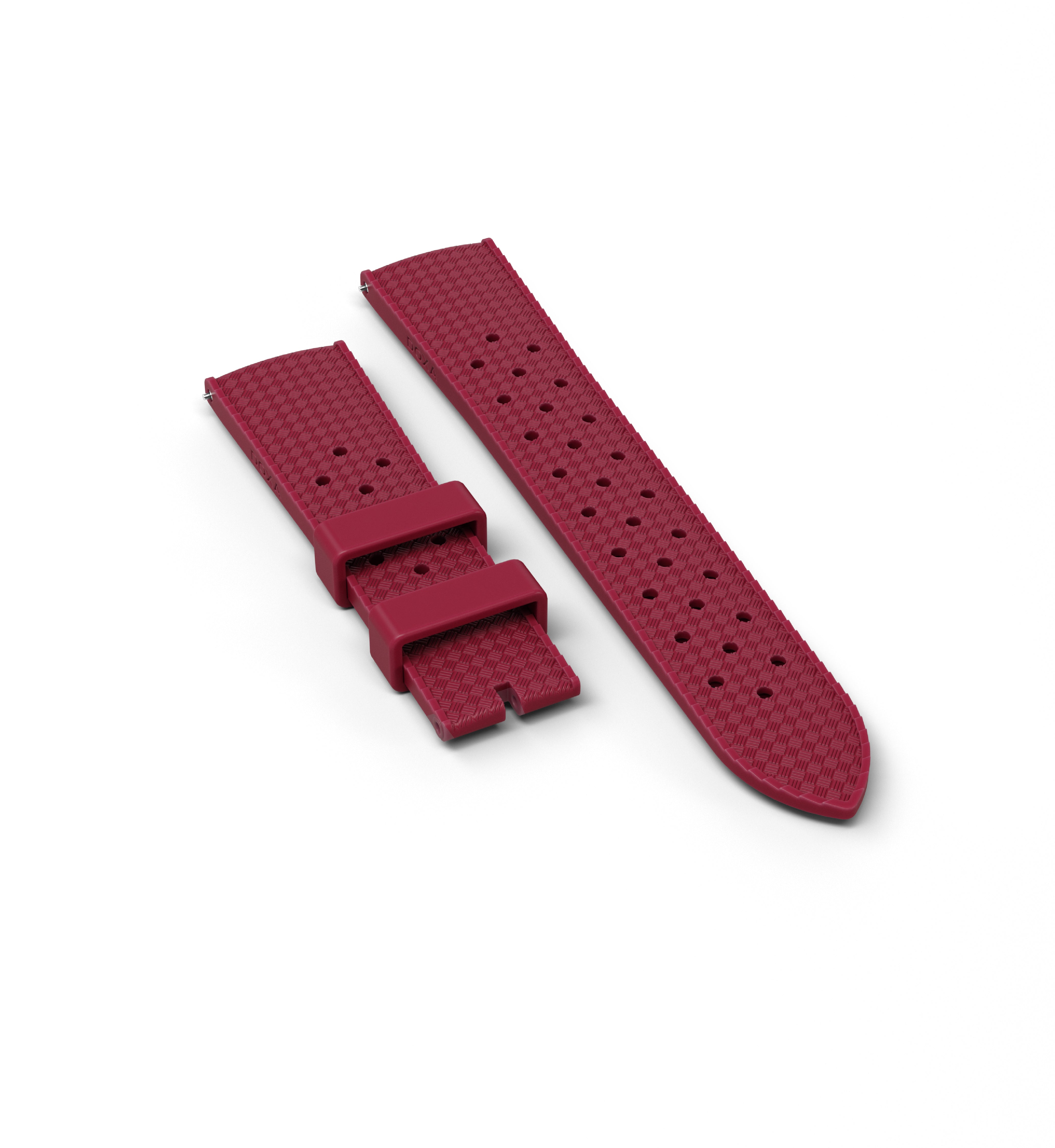 Dive Flex Armband aus Kautschuk, Rot 