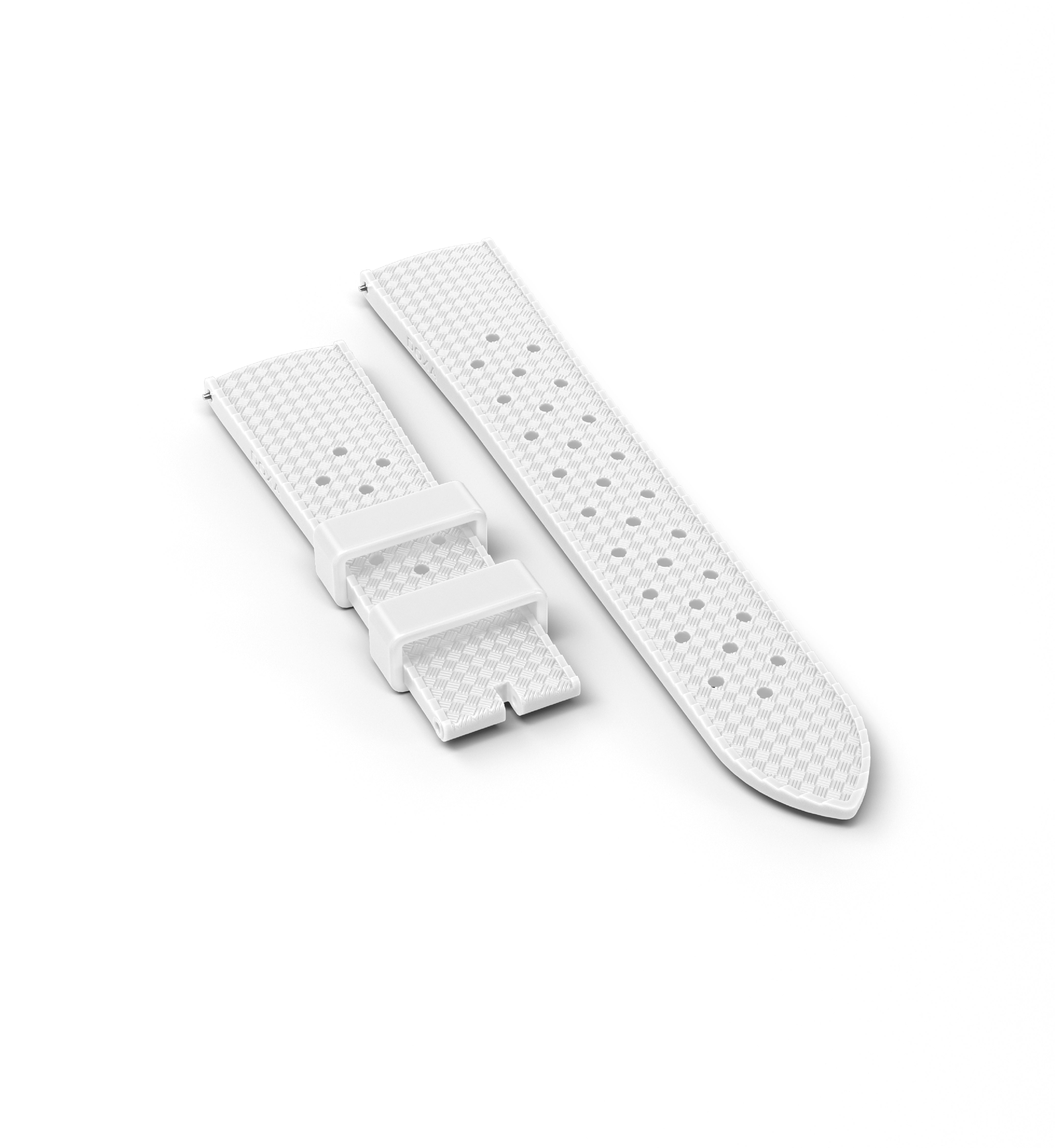 Dive Flex Armband aus Kautschuk, Weiss