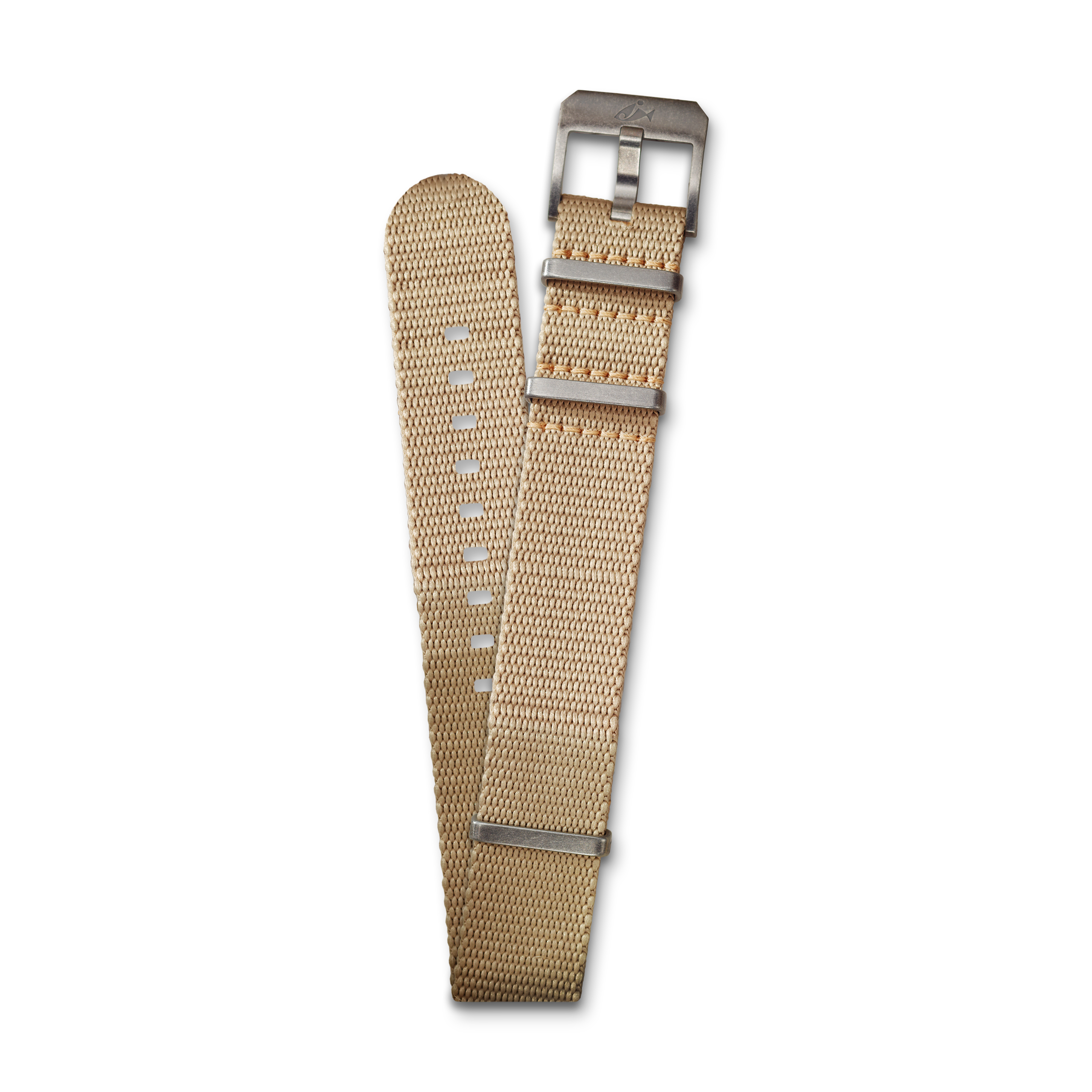 NATO strap with pin buckle, Beige